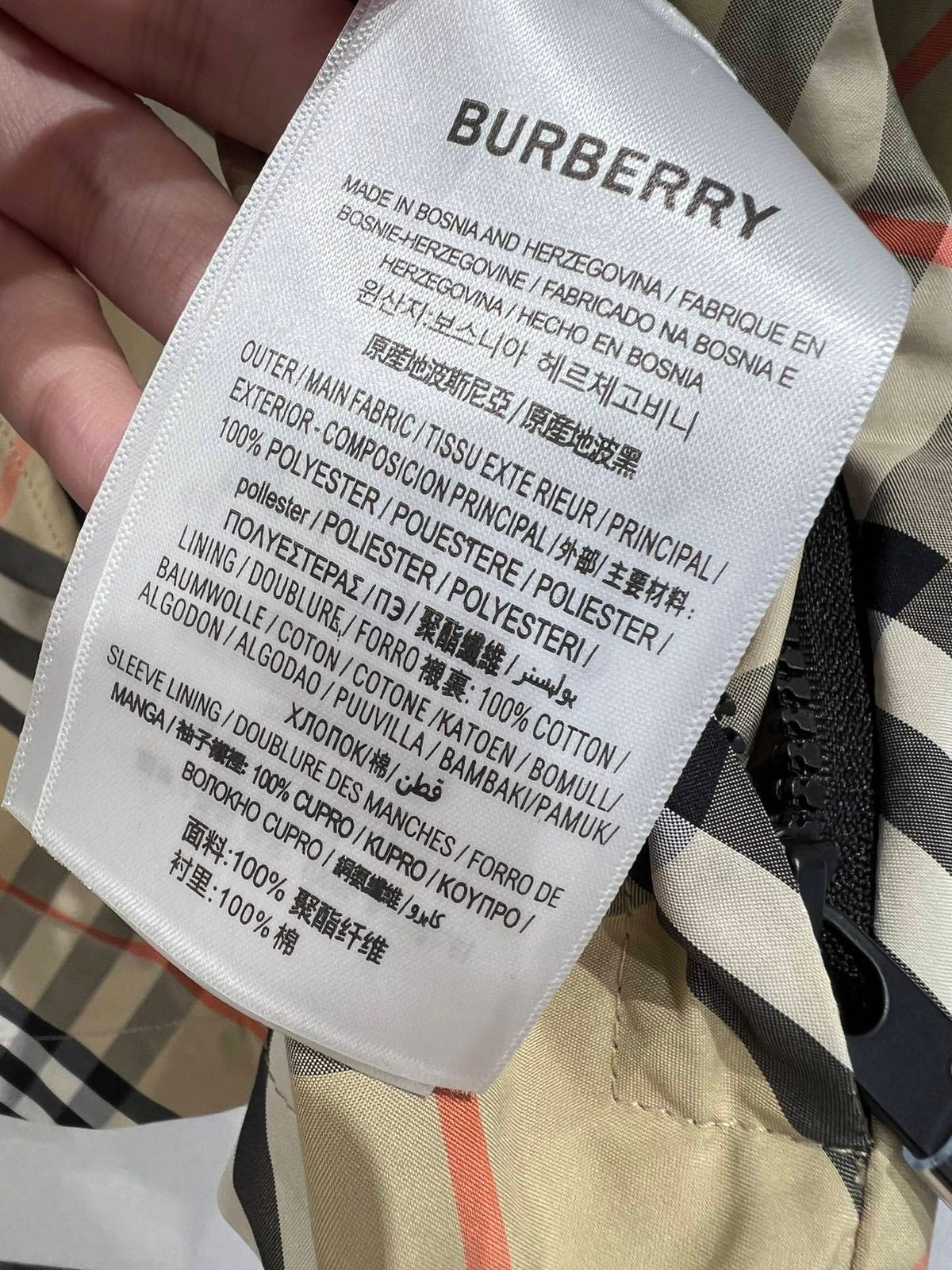 Burberry Vintage Check Hooded Jacket