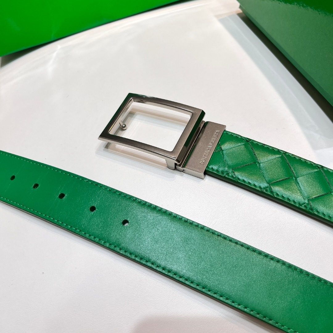 Bottega Veneta Intrecciato Leather Belt