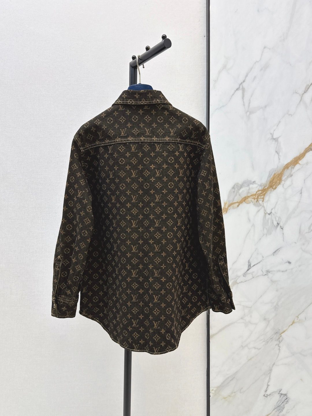 Louis Vuitton Monogram Denim Shirt Jacket