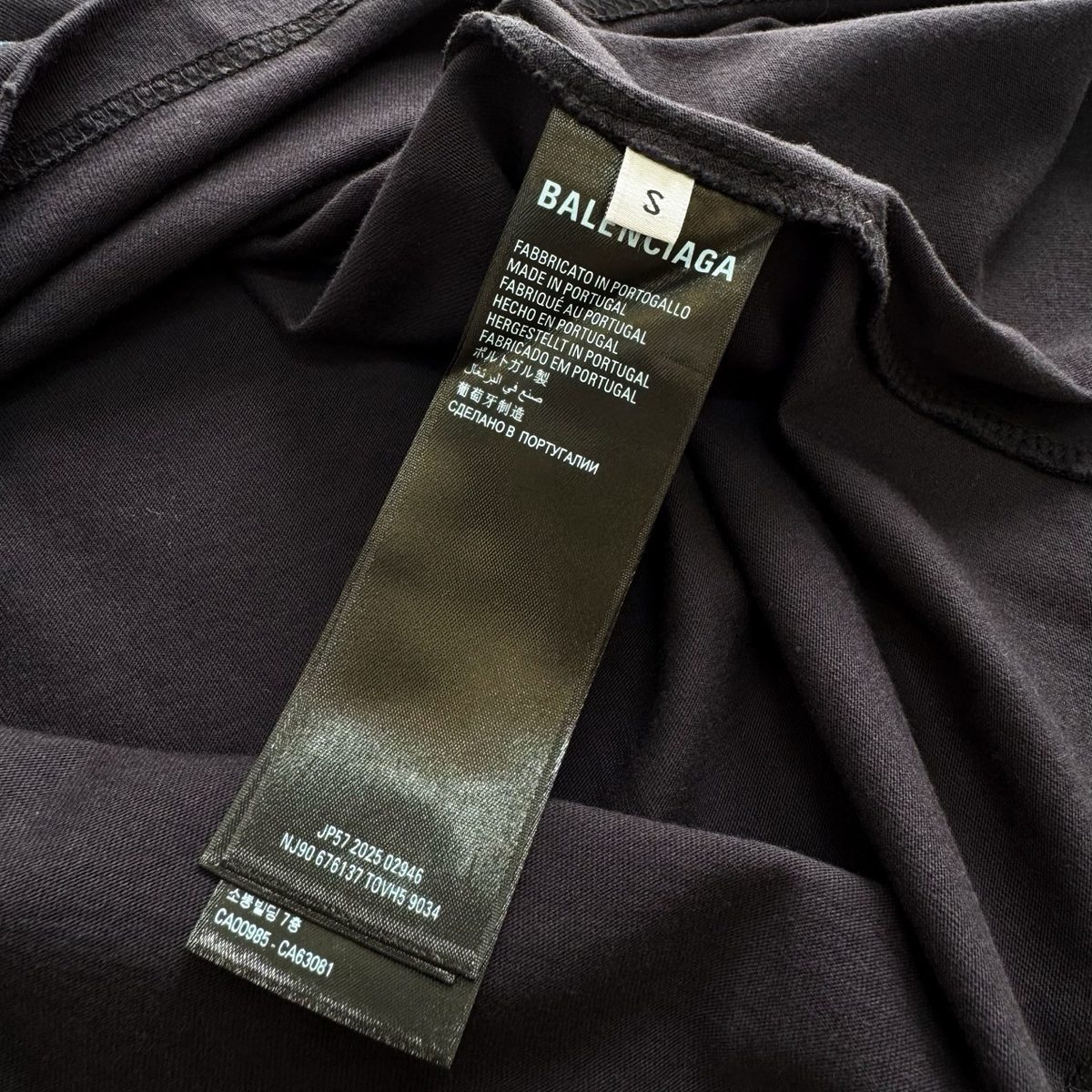 Balenciaga Paris Address Graphic T-Shirt