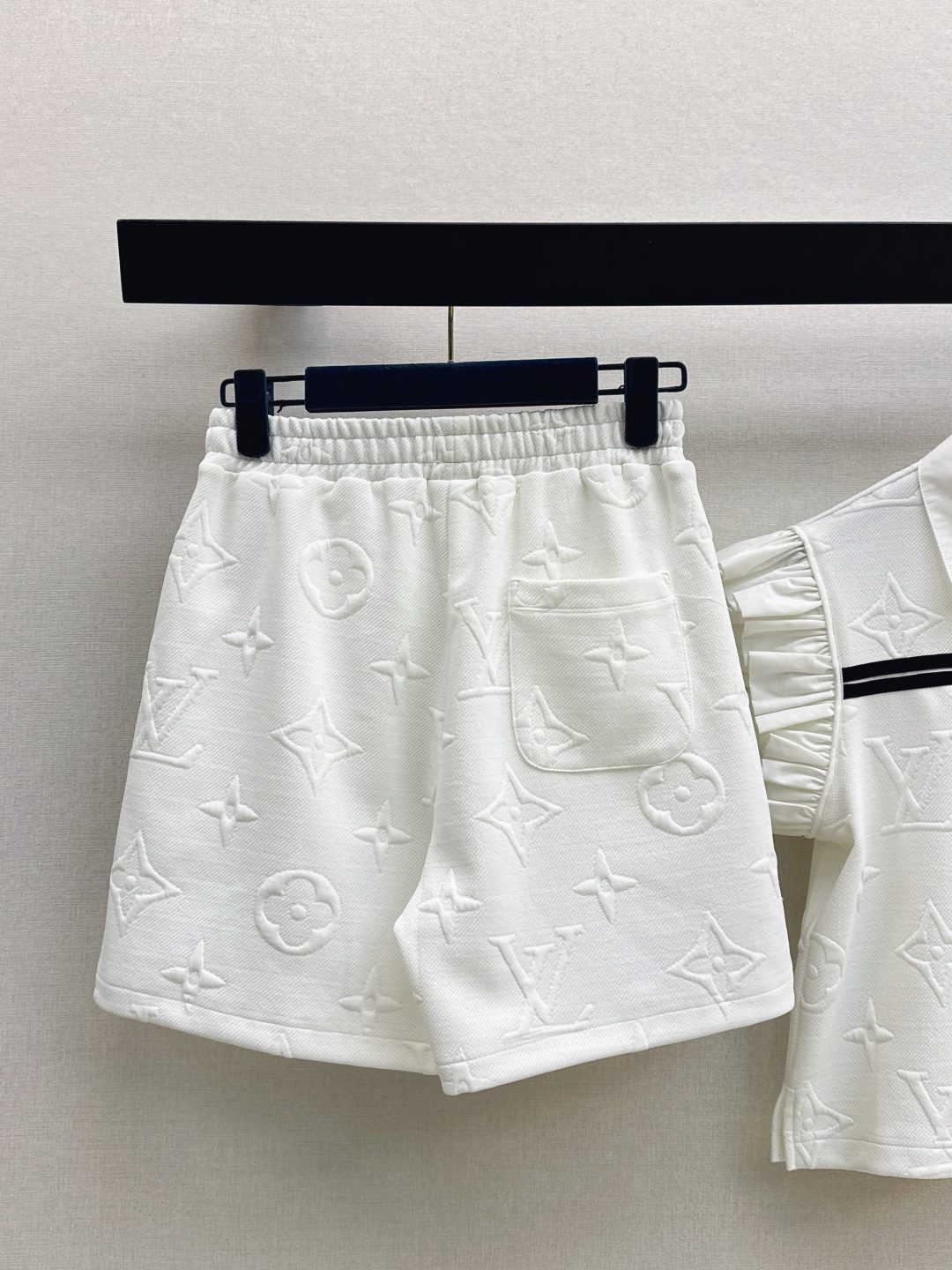 Louis Vuitton Monogram White Two-Piece Set