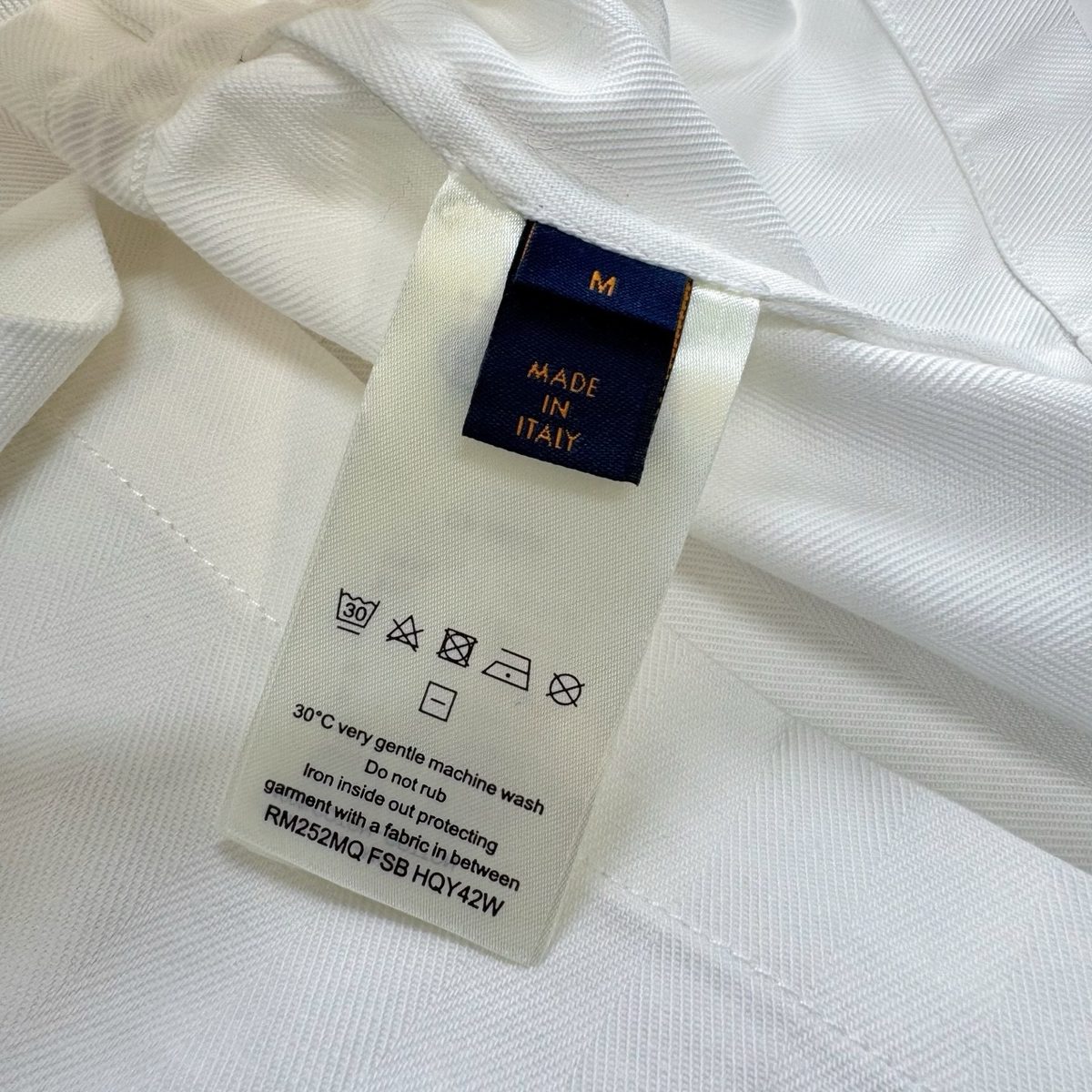 Louis Vuitton White Utility Shirt Jacket