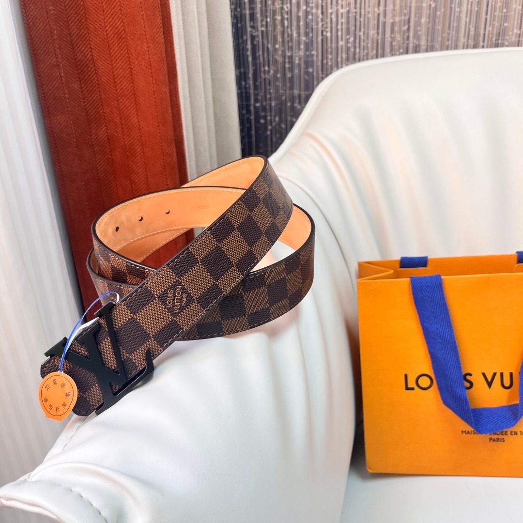 Louis Vuitton Damier Canvas Leather Belt