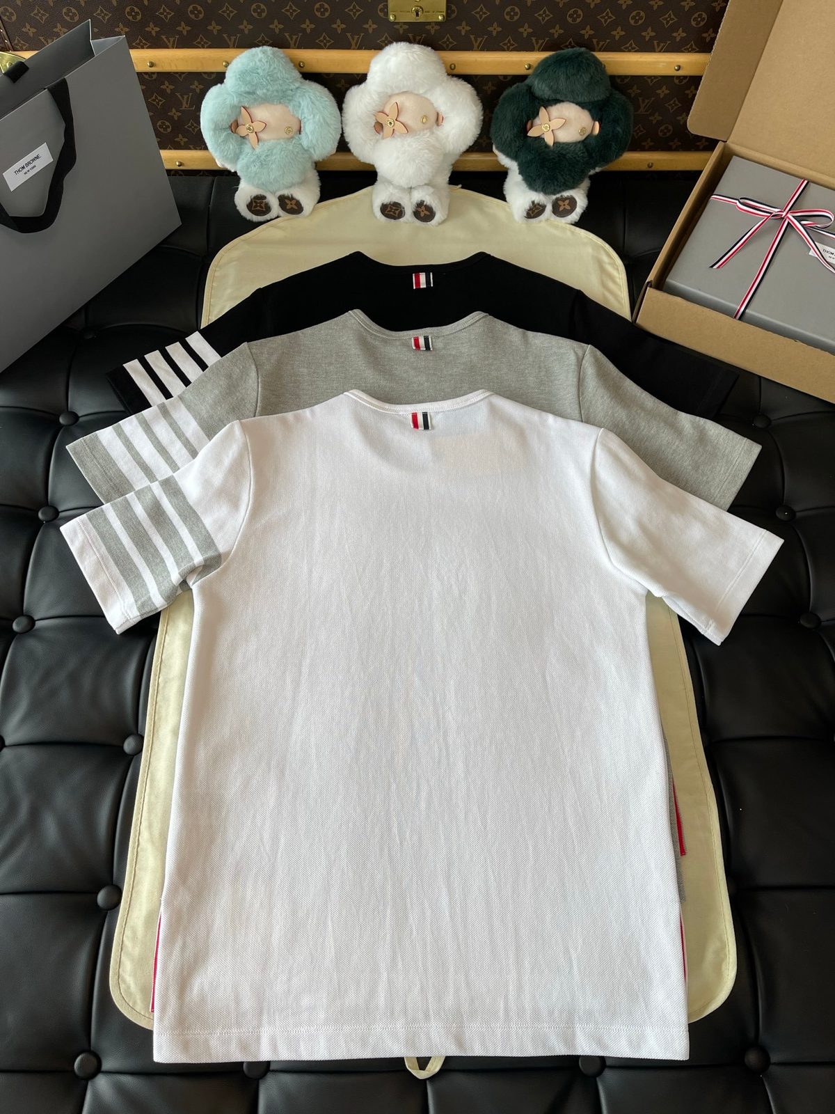 Thom Browne Striped Sleeve T-Shirt