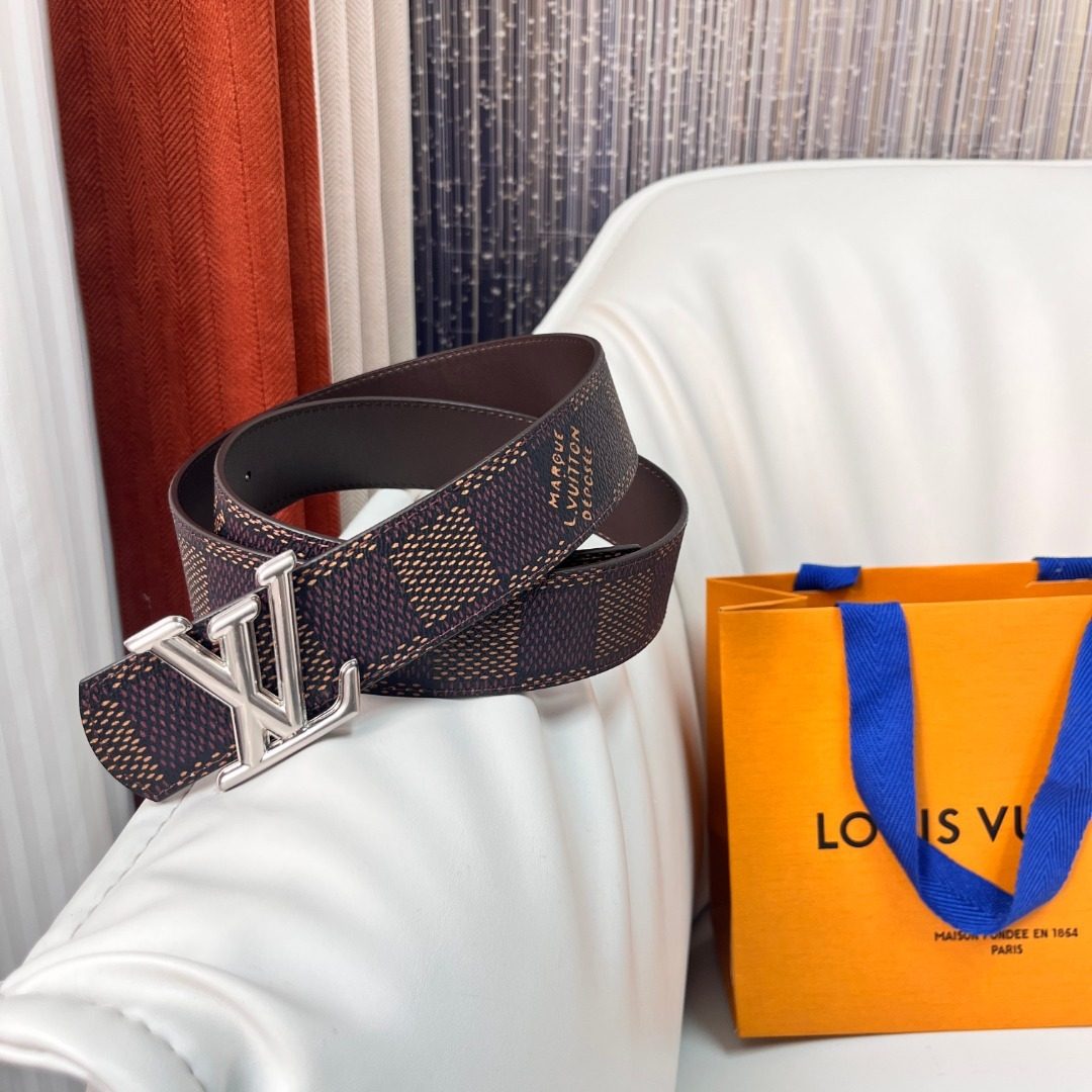 Louis Vuitton Damier Canvas Leather Belt