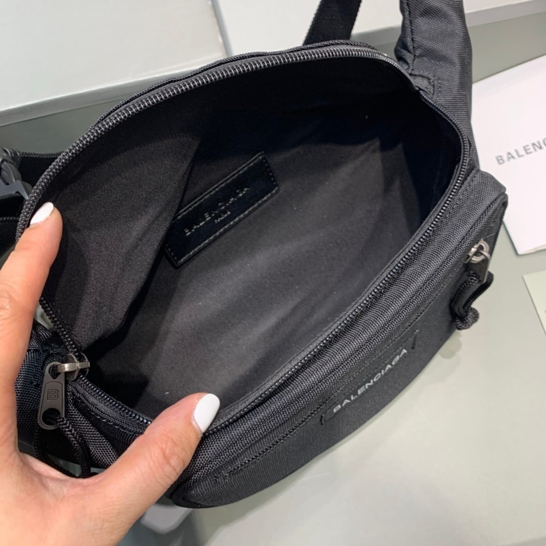 Balenciaga Nylon Canvas Crossbody Bag