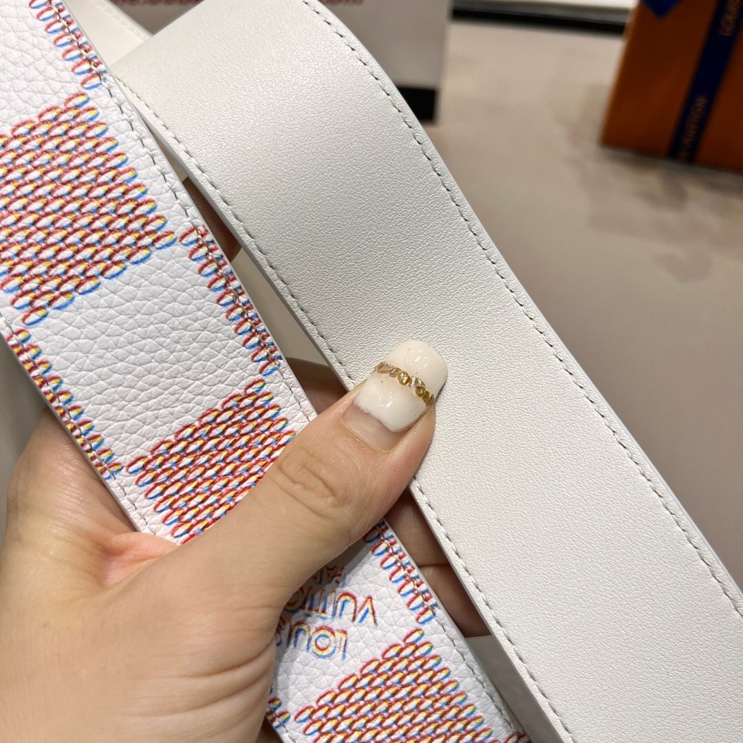Louis Vuitton Damier Azur Canvas Belt