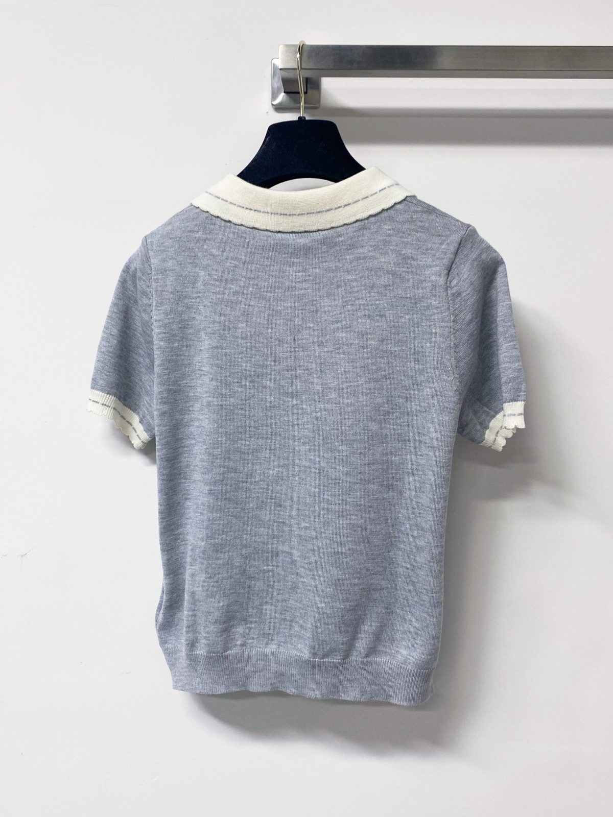 Miu Miu Cashmere Silk Polo Shirt