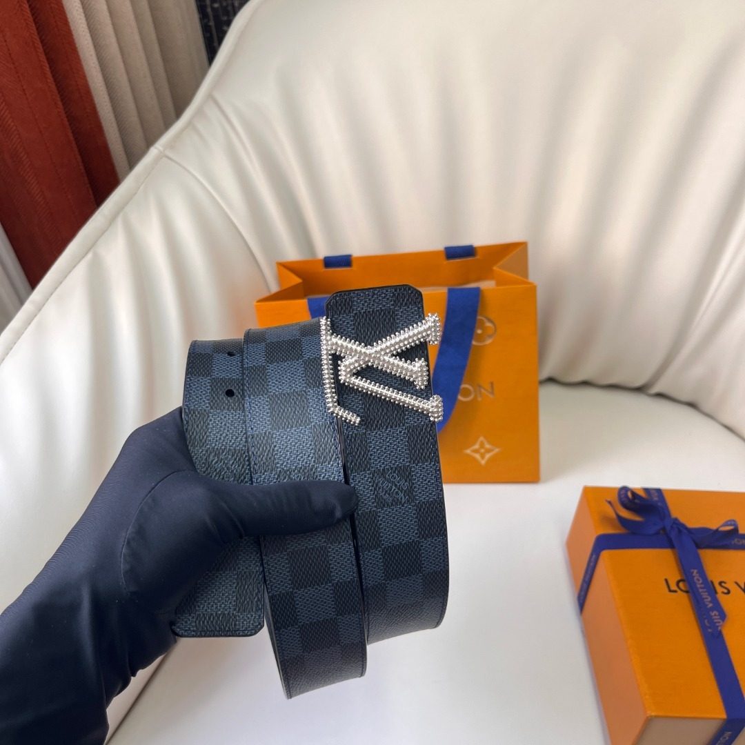 Louis Vuitton Damier Graphite Leather Belt