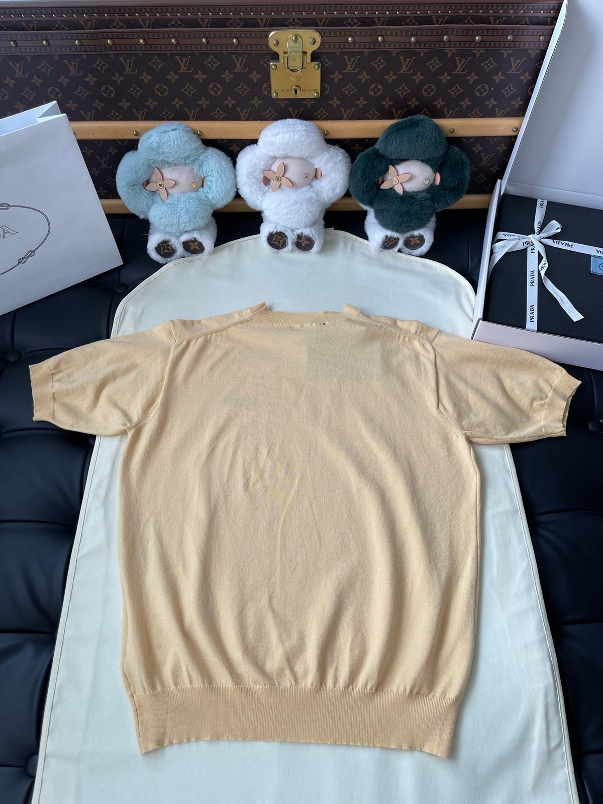 Prada Milano Cream Crewneck Sweater