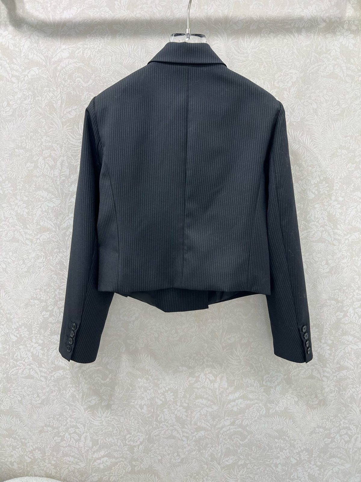 Saint Laurent Pinstriped Double-Breasted Blazer