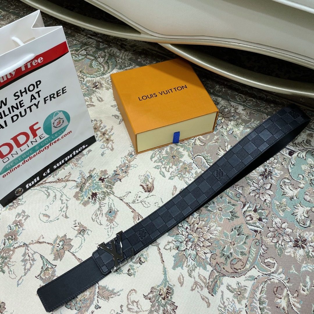 Louis Vuitton Damier Monogram Canvas Belt