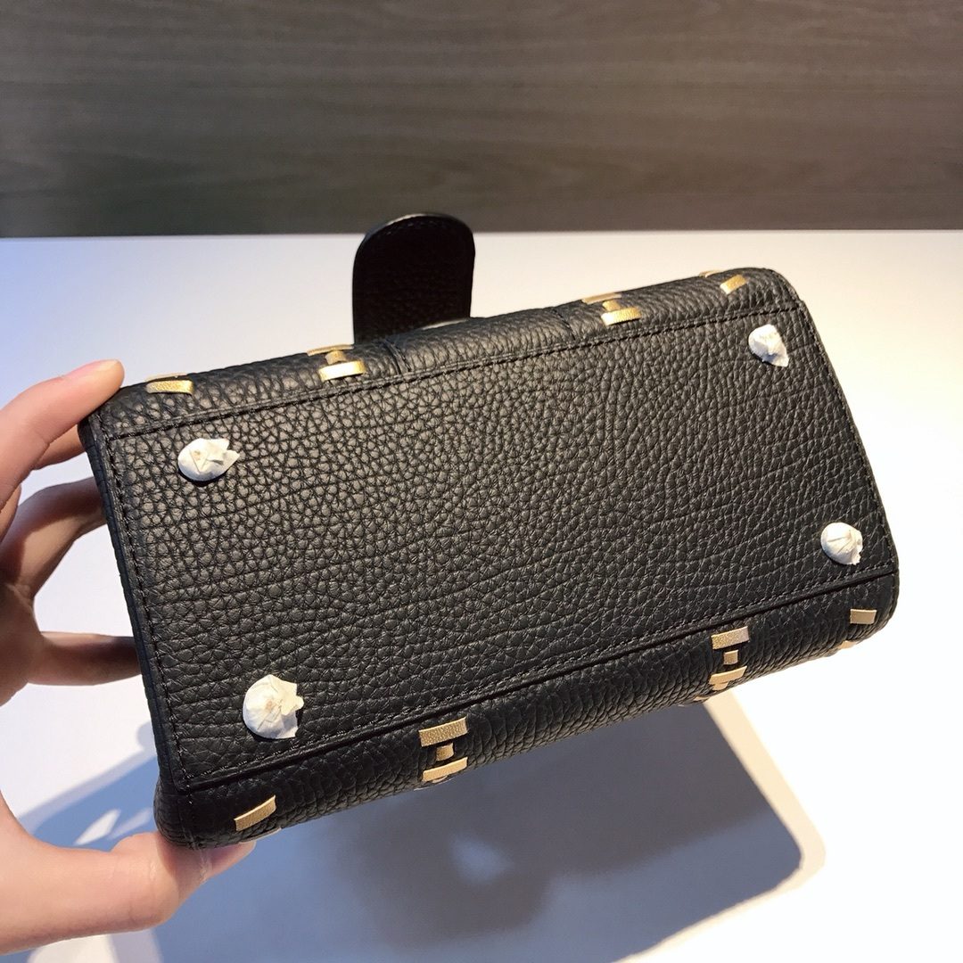 Delvaux Brillant Black Leather Clutch Wallet