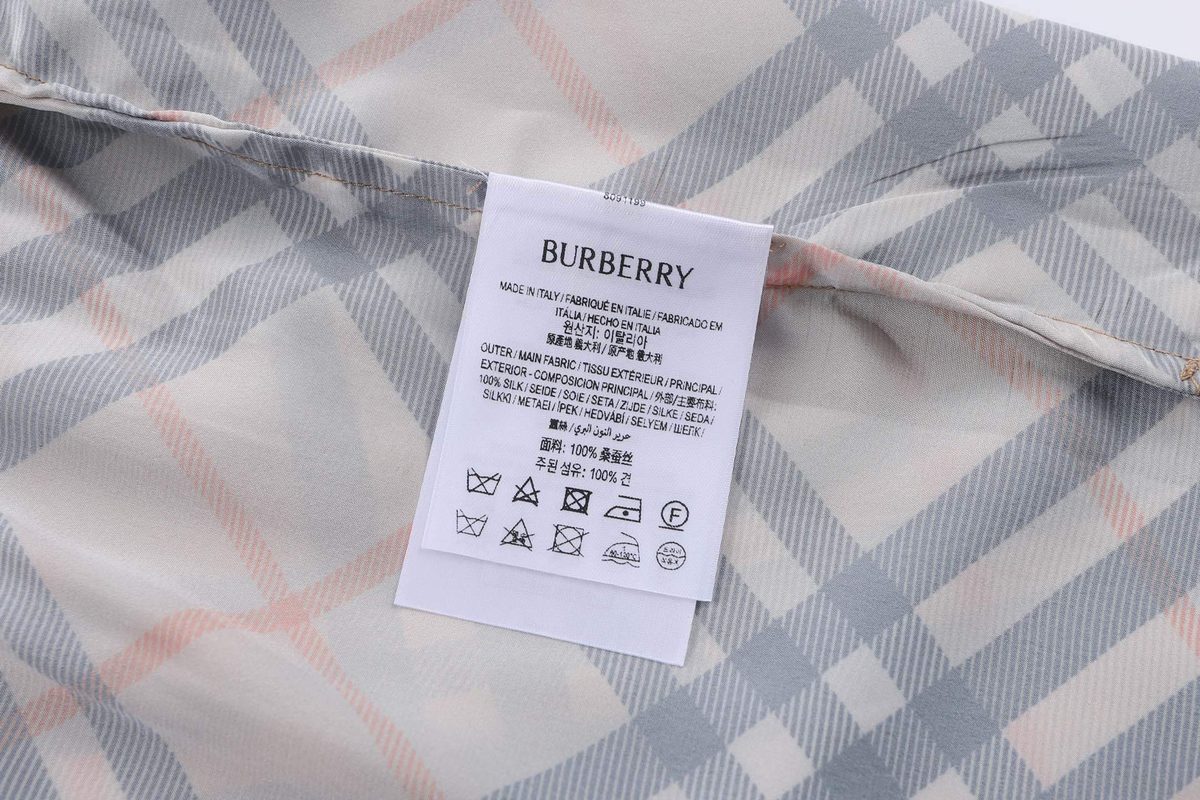 Burberry Vintage Check Silk Shorts