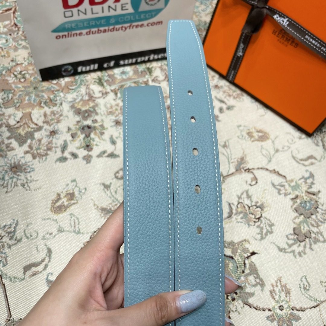 Hermès Taurillon Leather Reversible Belt