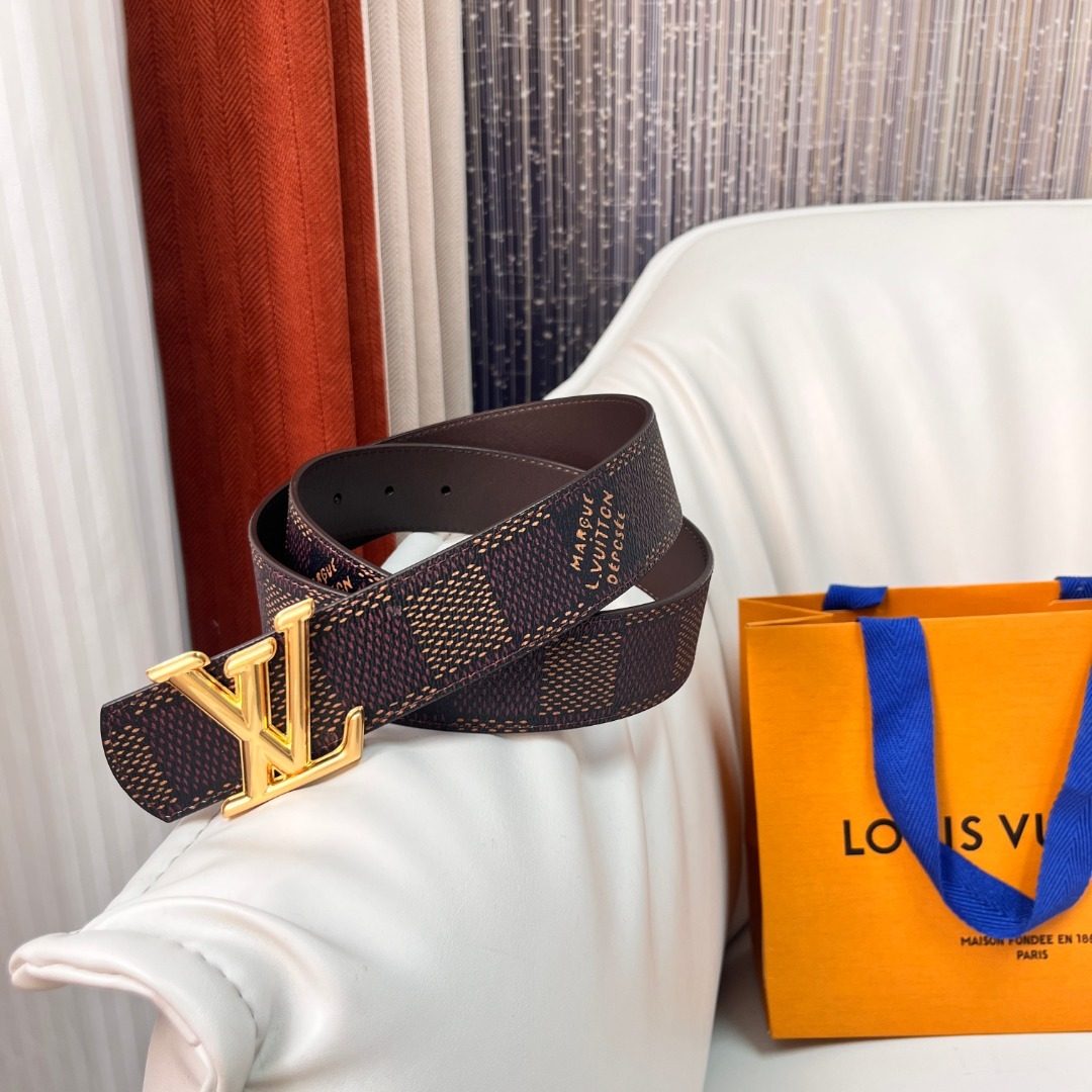 Louis Vuitton Damier Canvas Leather Belt