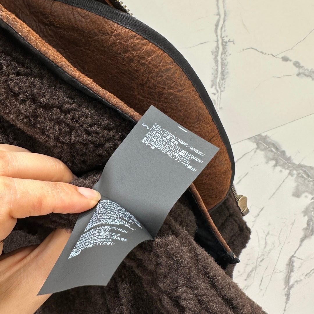 Loro Piana Reversible Suede Shearling Jacket