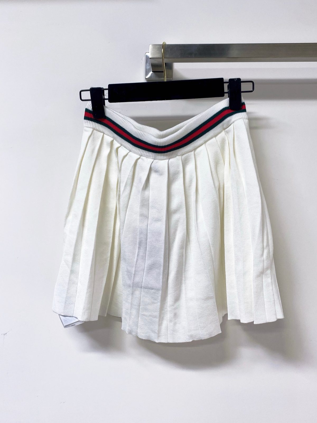 Gucci Web Stripe Polo Shirt and Pleated Skirt Set