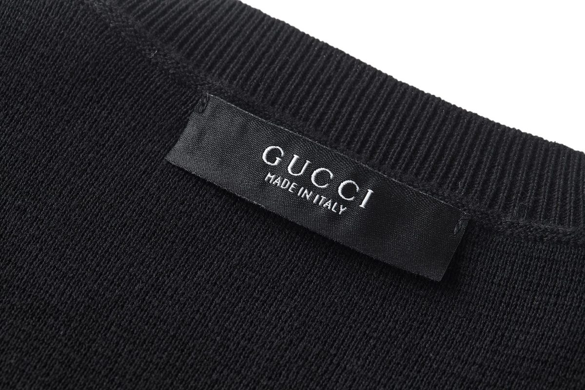 Gucci Embroidered Double G Logo T-Shirt