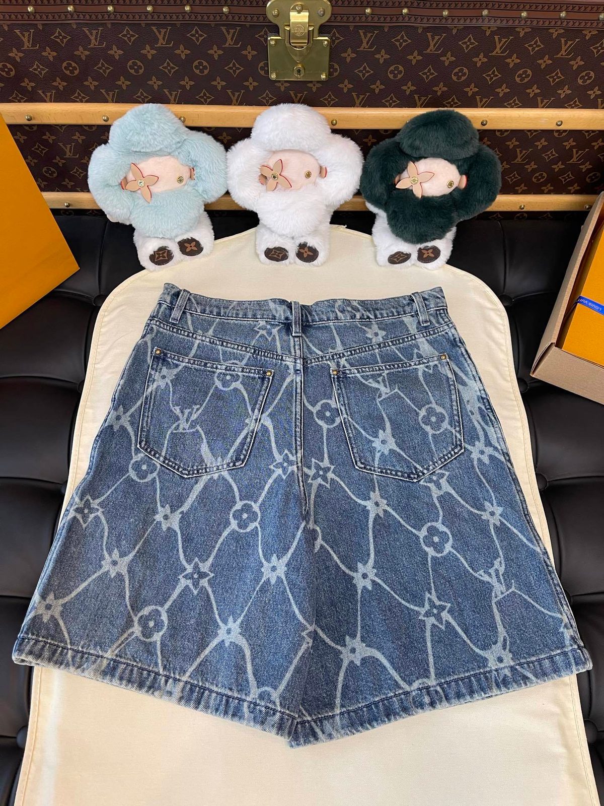 Louis Vuitton Monogram Denim Shorts