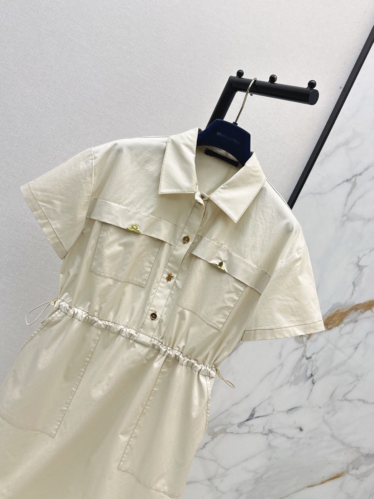 Louis Vuitton Short Sleeve Shirt Dress