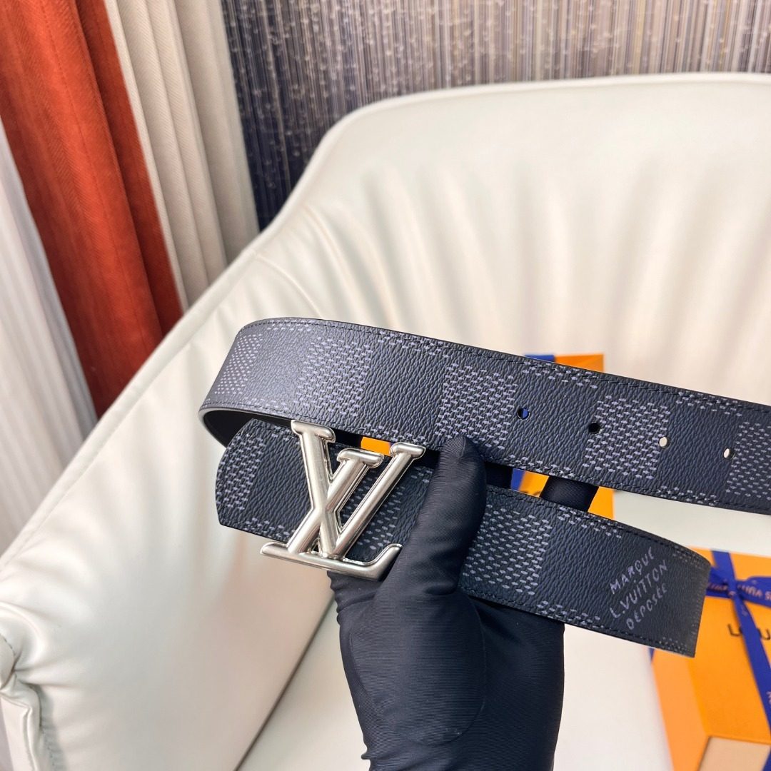 Louis Vuitton Damier Graphite Leather Belt