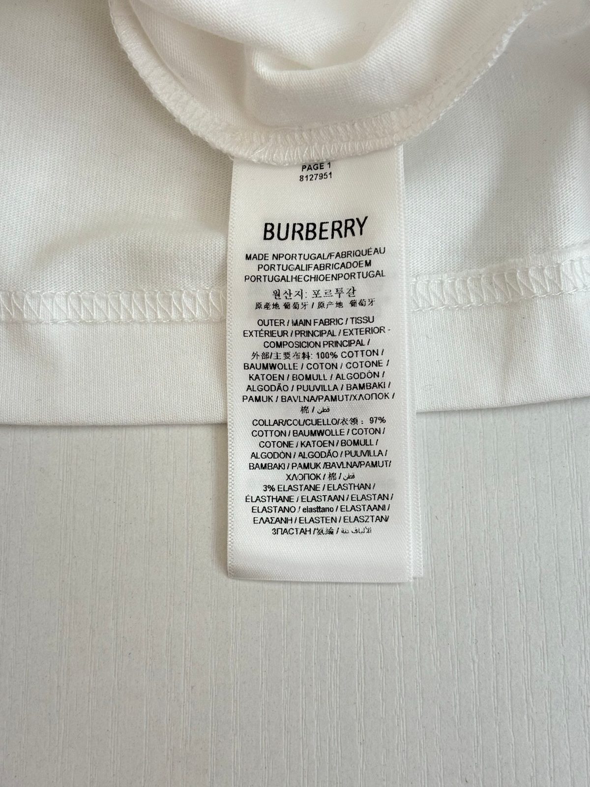 Burberry Equestrian Knight Logo T-Shirt