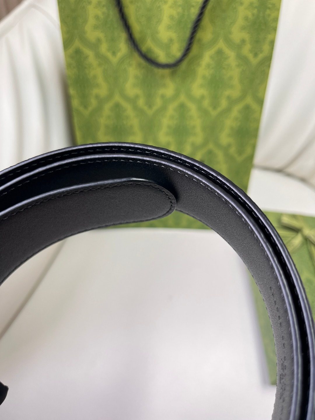 Gucci GG Marmont Leather Belt Black