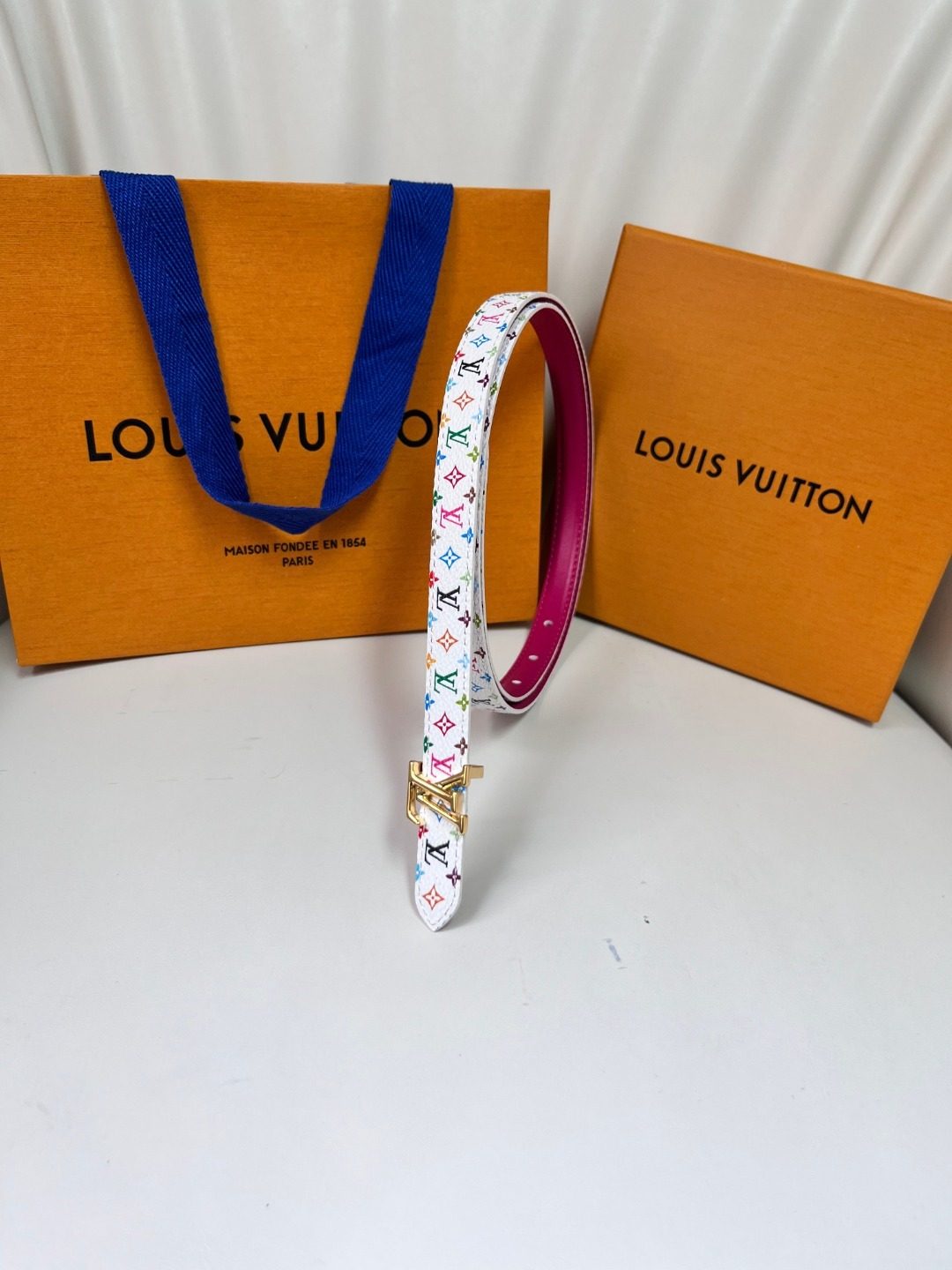 Louis Vuitton Multicolor Monogram Belt