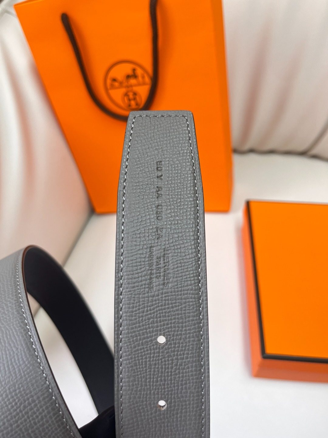 Hermès Reversible Leather Belt