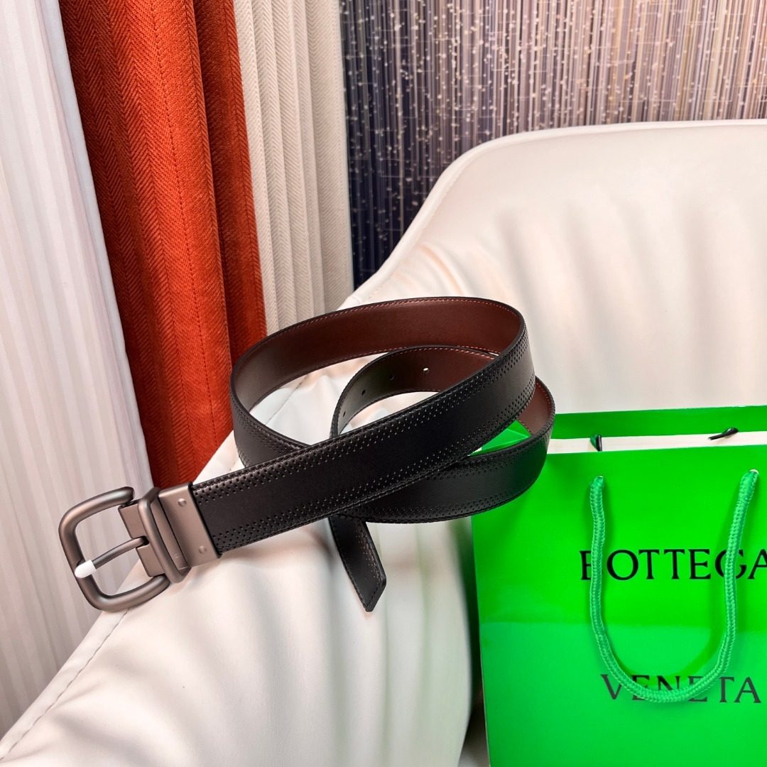 Bottega Veneta Intrecciato Leather Belt