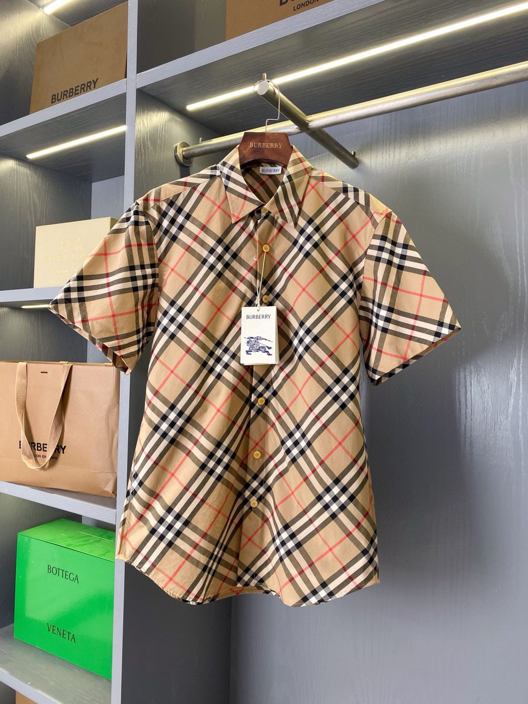 Burberry Vintage Check Short-Sleeve Shirt