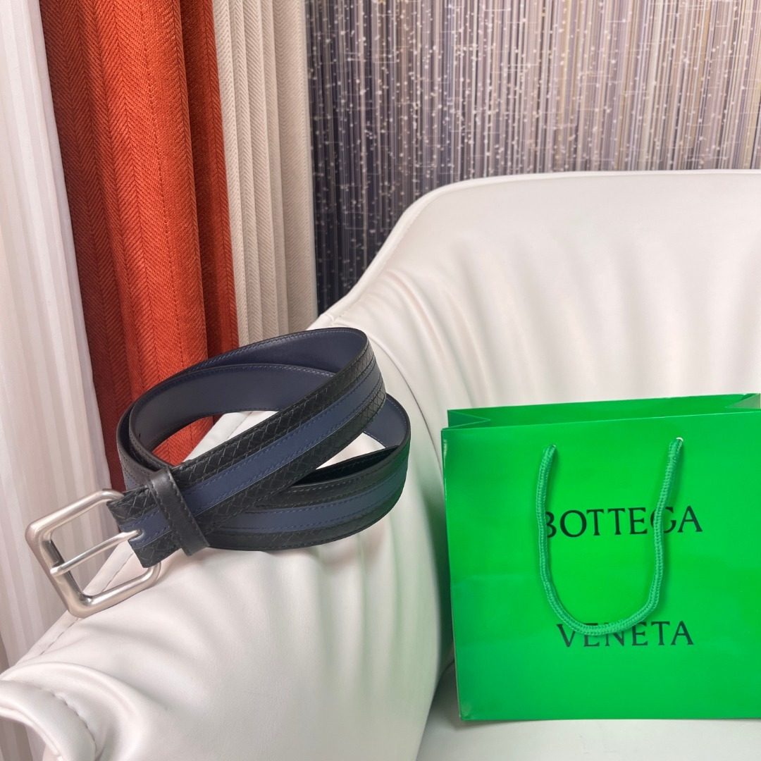 Bottega Veneta Intrecciato Leather Belt