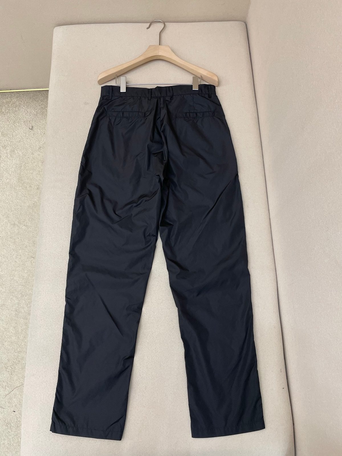 Prada Nylon Tapered Trousers Black