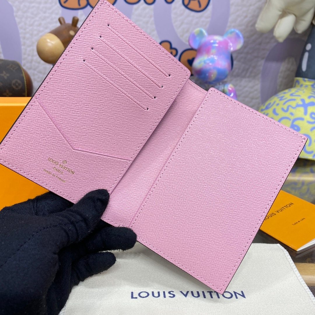 Louis Vuitton Epi Leather Bifold Wallet Pink