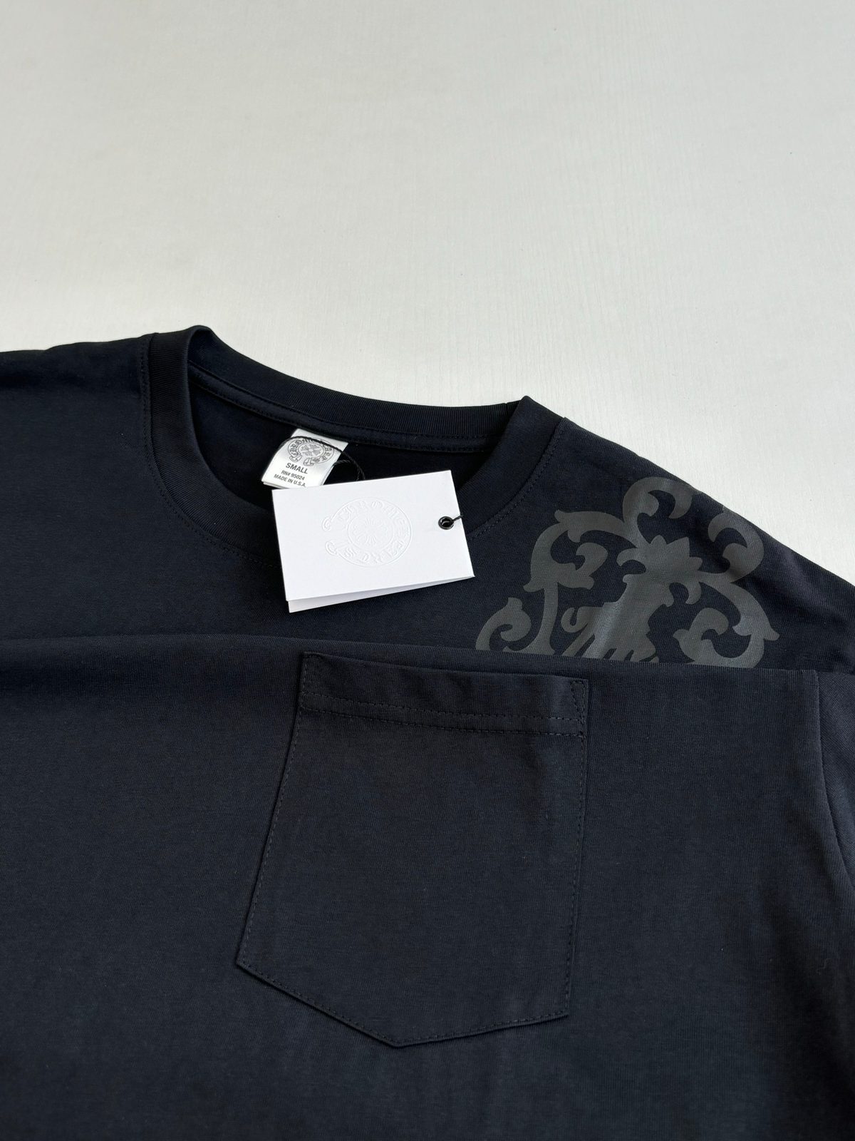 Saint Laurent Paris Monogram Pocket T-Shirt