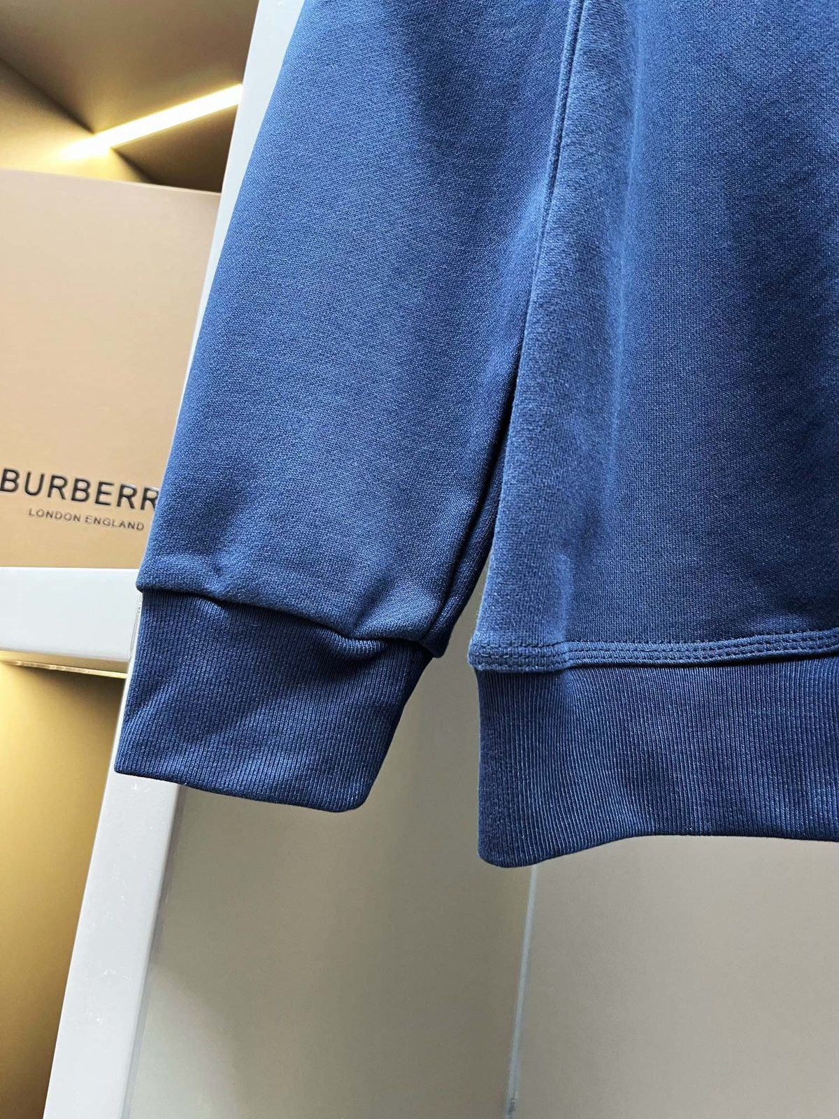 Burberry Blue Crewneck Sweatshirt