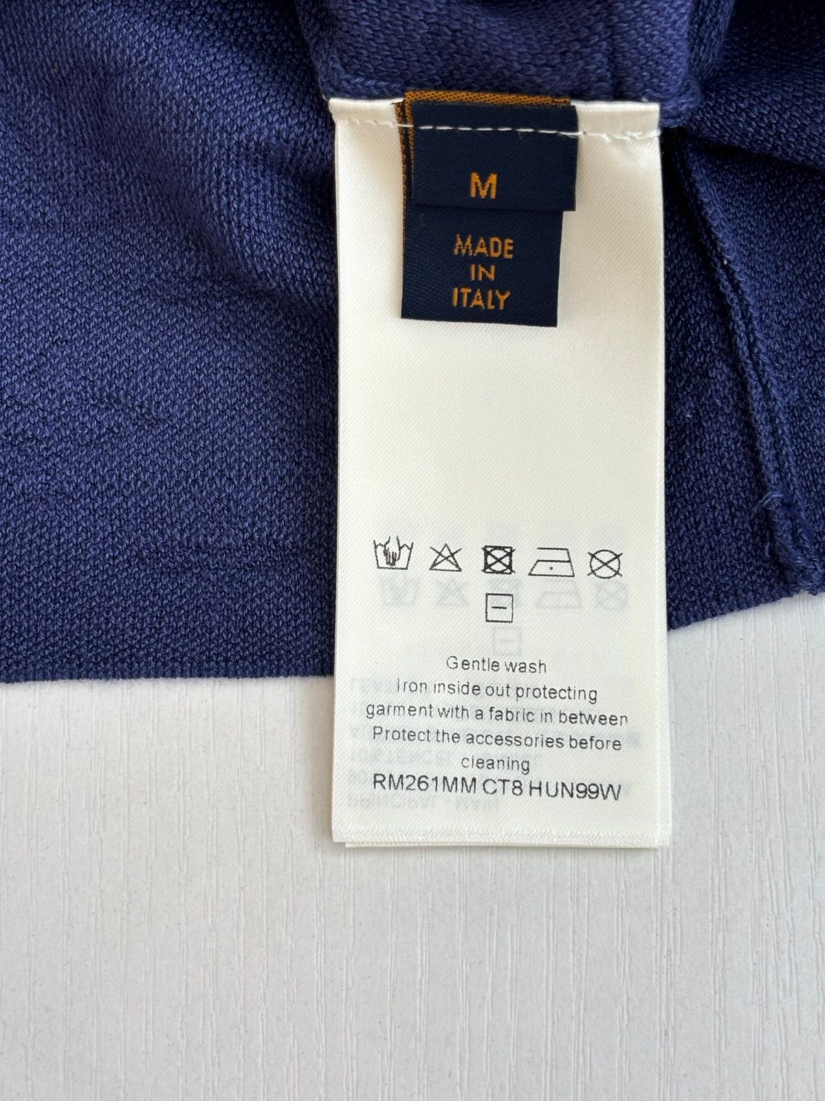 Louis Vuitton Monogram Crewneck T-Shirt Navy