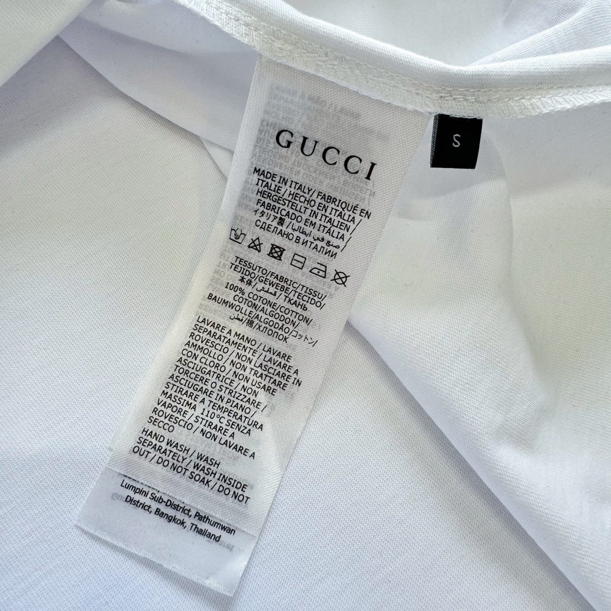 Gucci Embroidered Cotton Crewneck T-Shirt