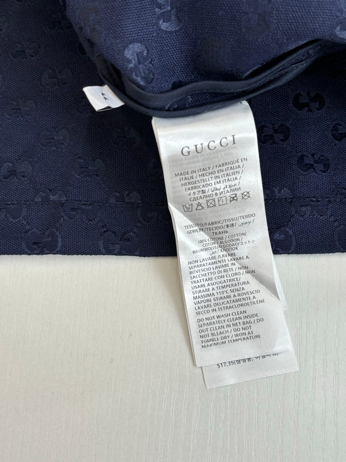 Gucci GG Monogram Cotton Short-Sleeve Shirt