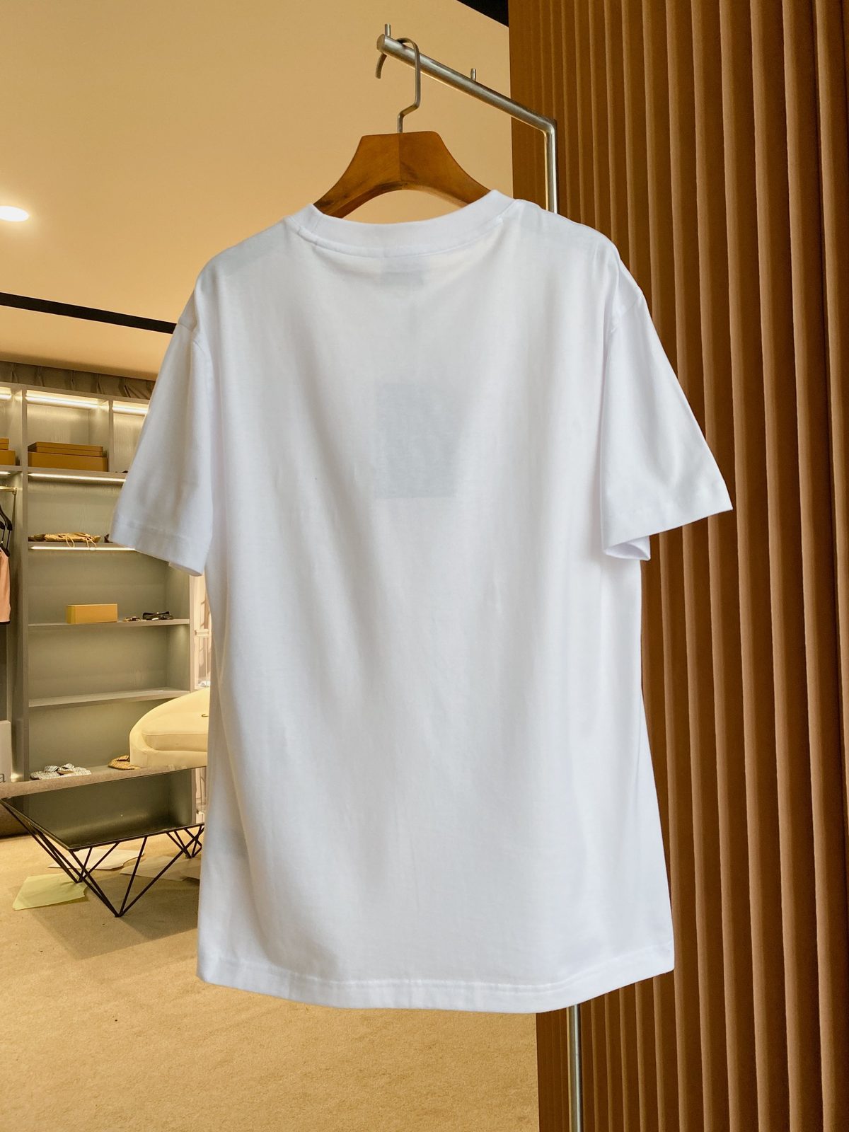 Burberry Logo Embroidered Crewneck T-Shirt