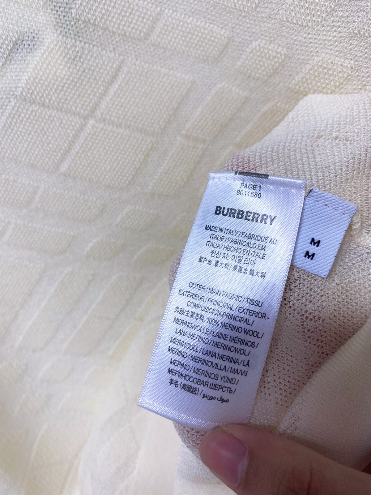 Burberry Quilted Merino Wool Tank Top