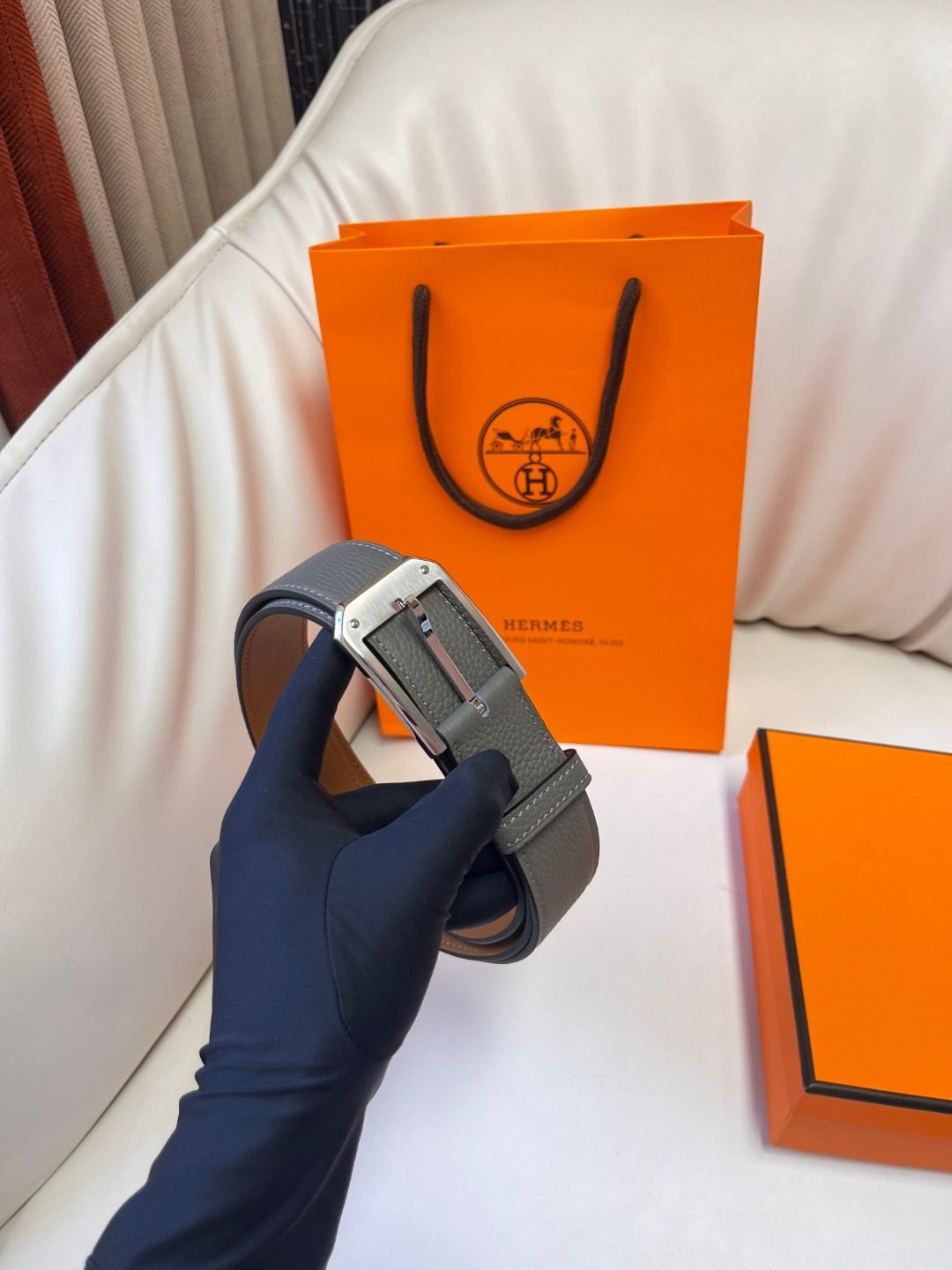 Hermès Reversible Leather Belt