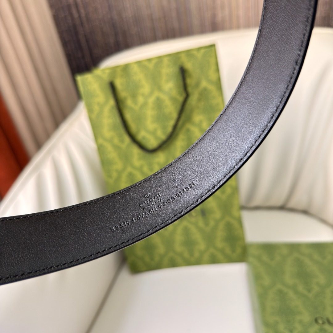 Gucci GG Marmont Leather Belt Black