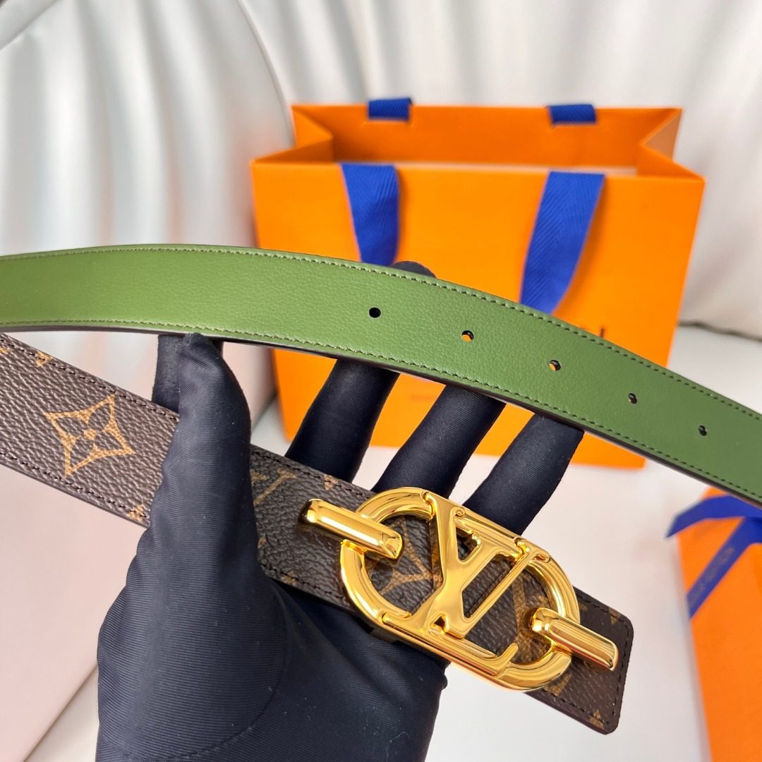 Louis Vuitton Monogram Reversible Leather Belt
