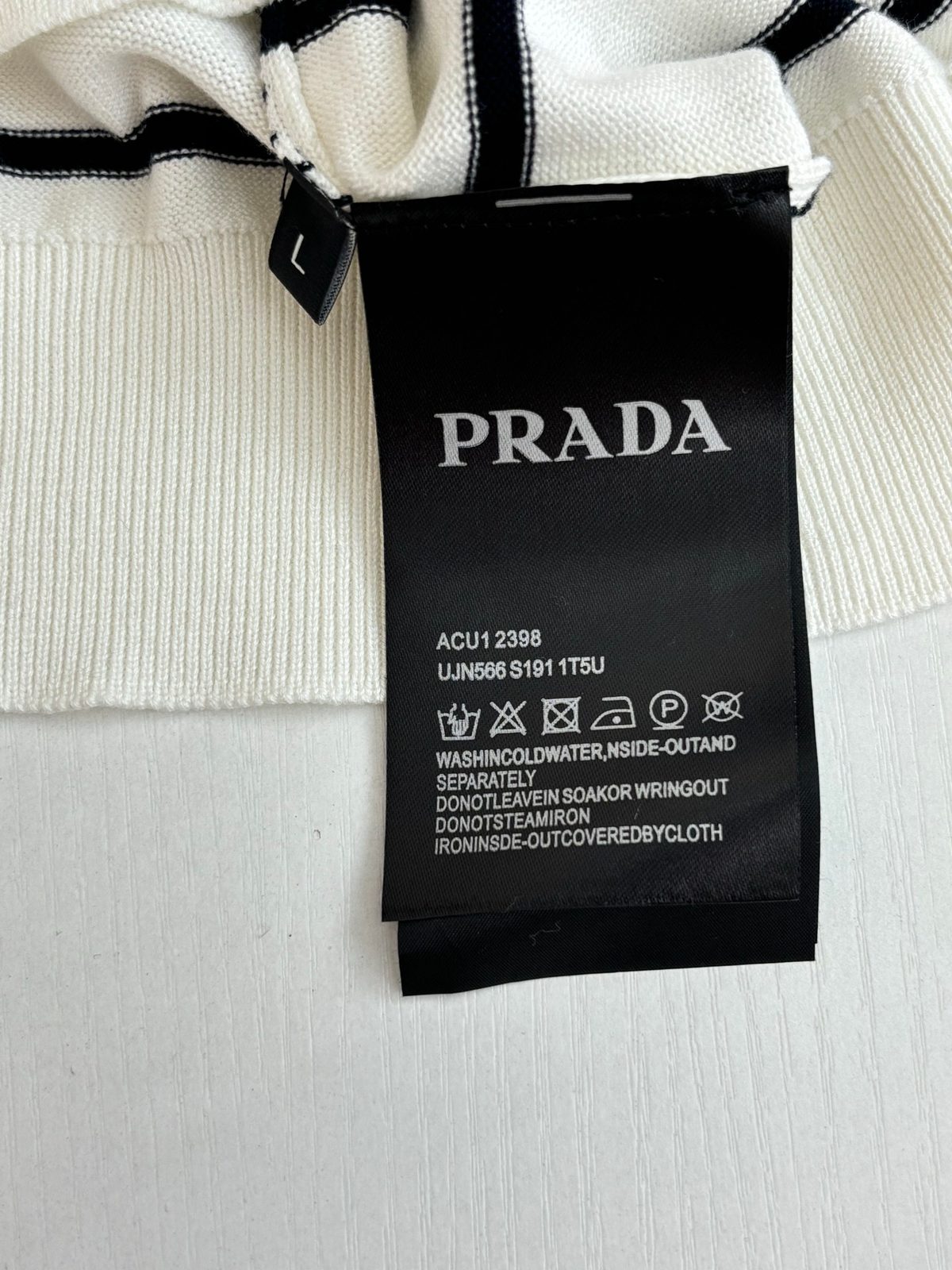 Prada Striped Crew Socks