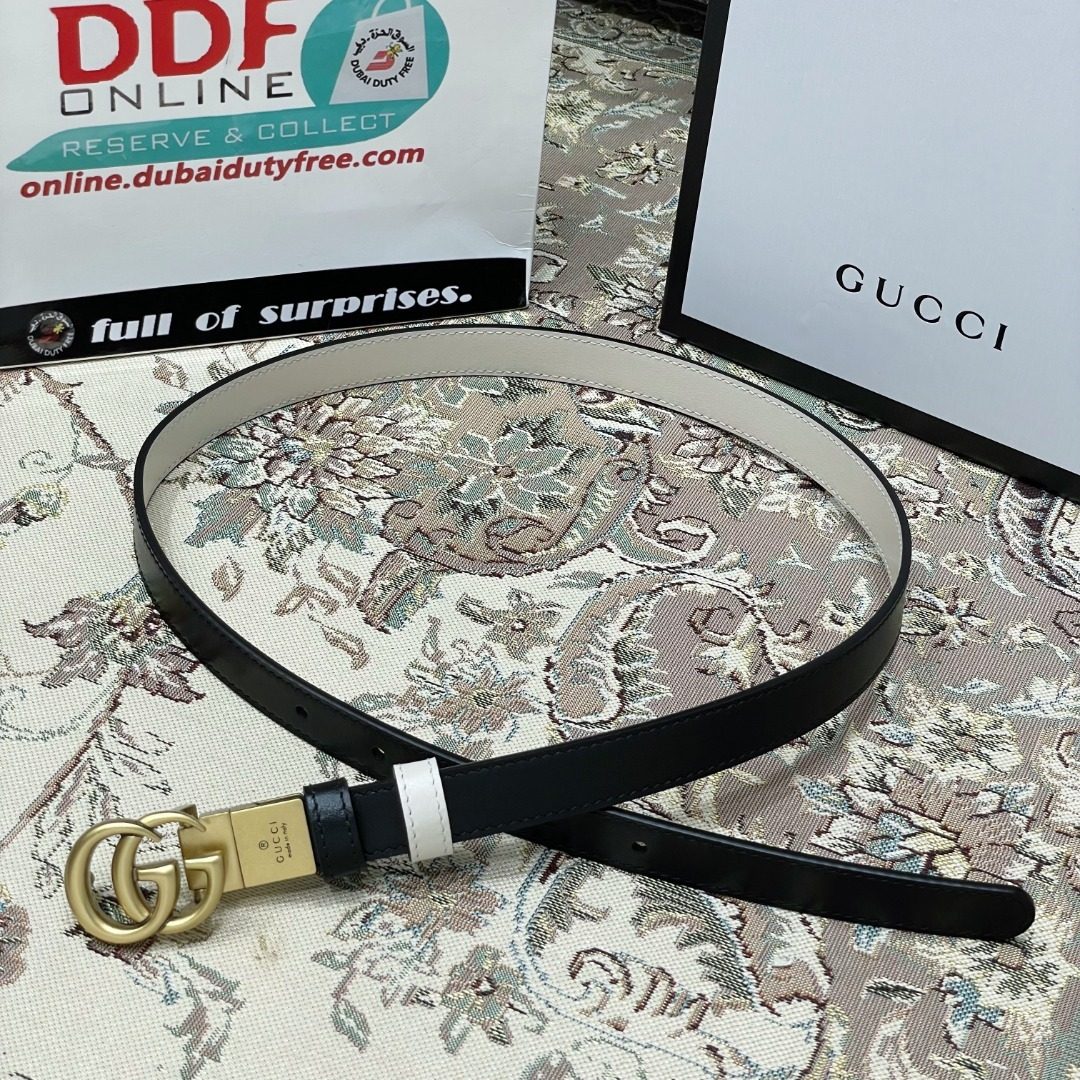 Gucci GG Marmont Leather Belt