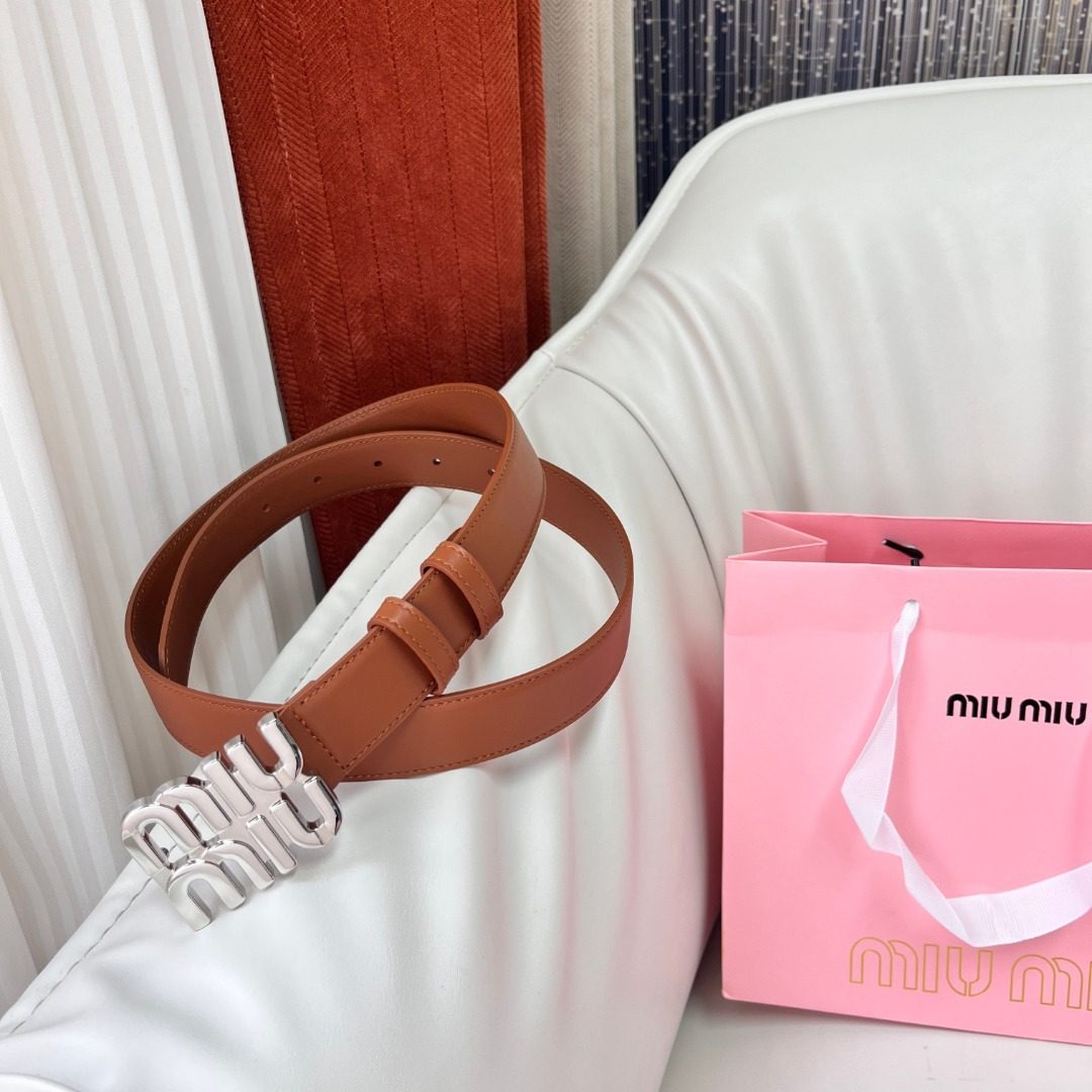 Miu Miu Leather Belt