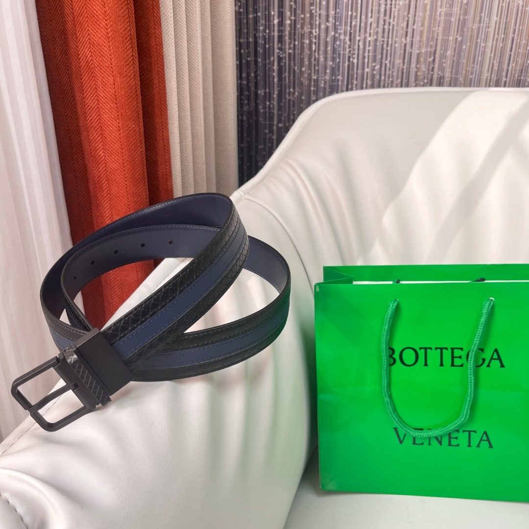 Bottega Veneta Intrecciato Leather Belt