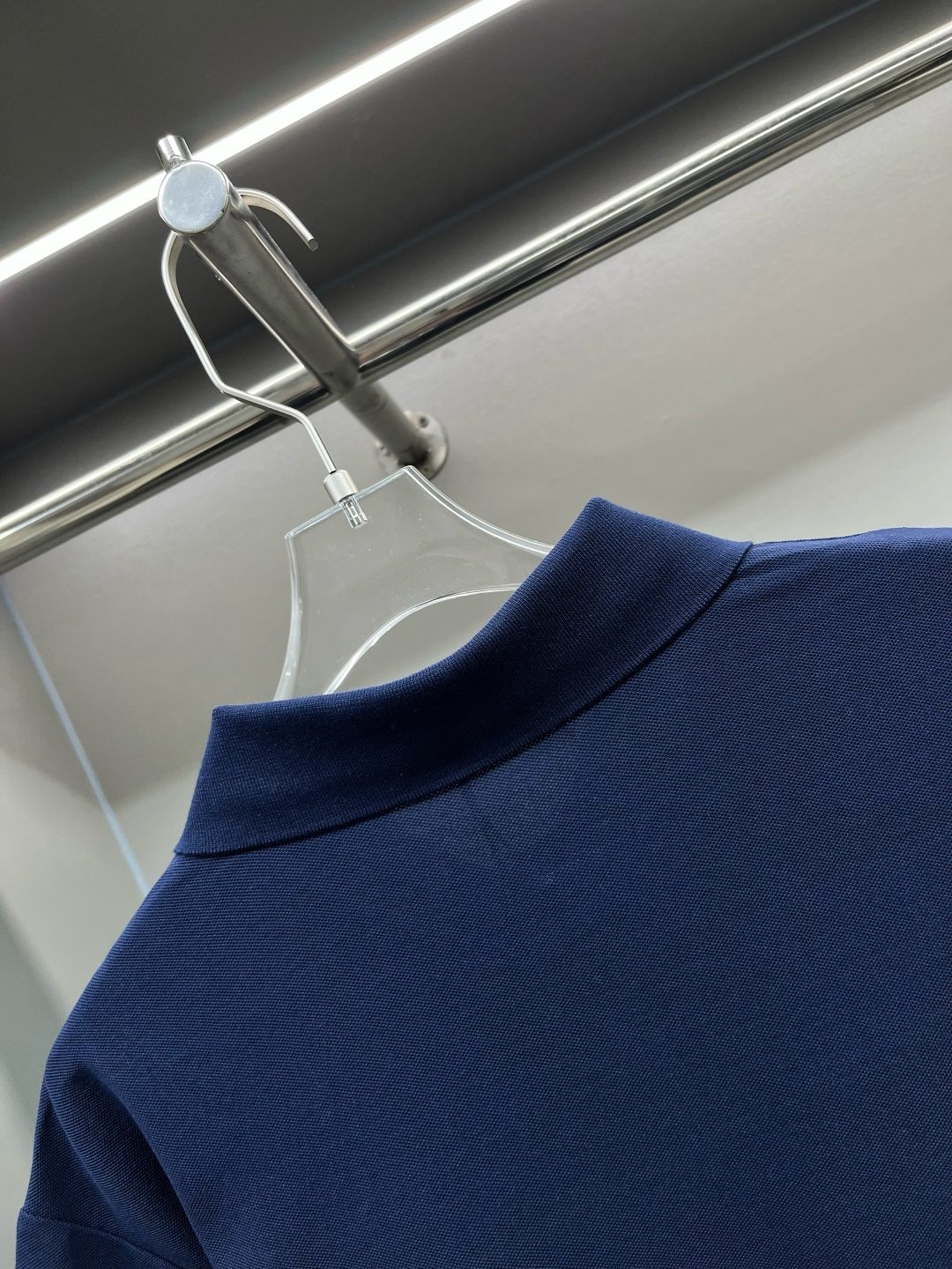 Burberry Navy Blue Polo Shirt